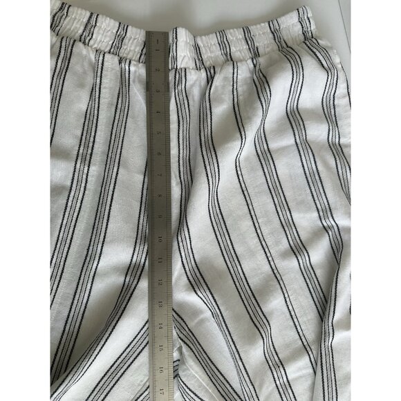 Royalty For Me Womens Pants L Wide Leg Slit Elastic Waist Boho Beach Resortwear - Picture 7 of 13